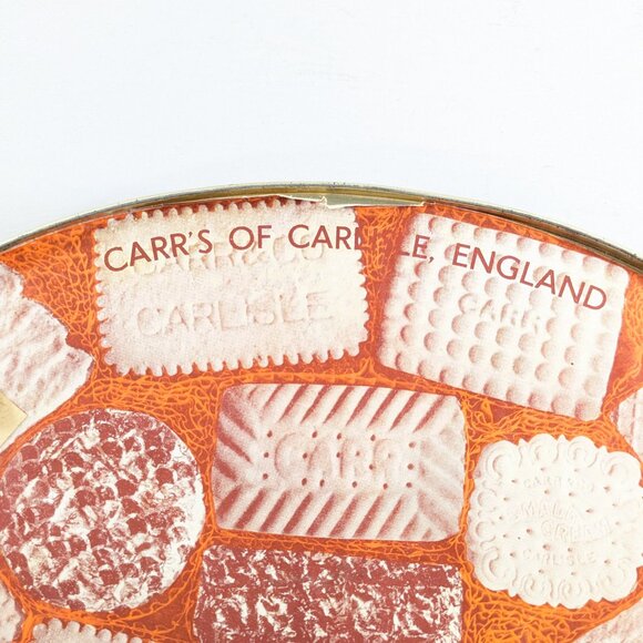 1953 Coronation Souvenir Queen Elizabeth & Prince Philip BISCUIT TIN, Carr & Co - Picture 5 of 13